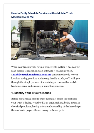 how to easily schedule services with a mobile