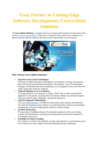 Your Partner in Cutting-Edge Software Development Converthink Solutions-compressed