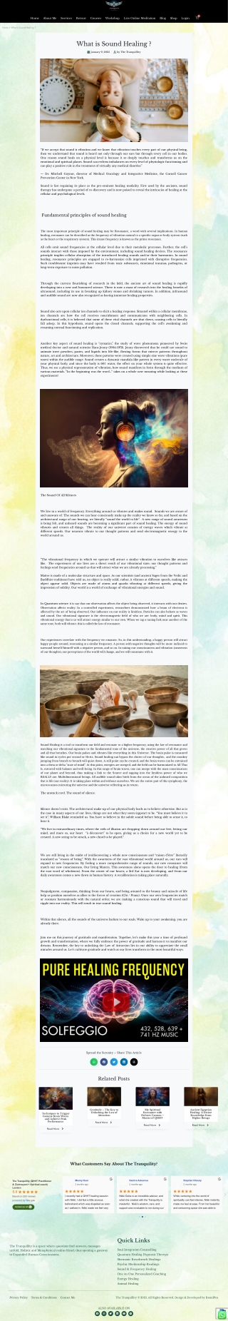 What is Sound Healing