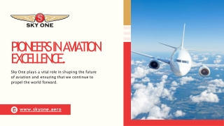 Aircraft Innovation UAE for Future Aviation | Skyone
