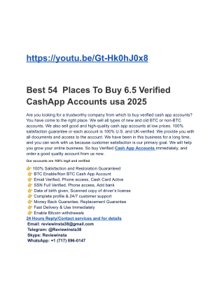 The Ultimate Guide to Buy Verified Cash App Accounts in 2025