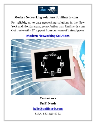 modern networking solutions unifinerds com