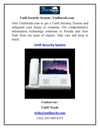 unifi security system unifinerds com