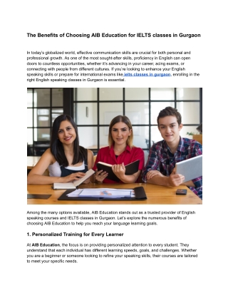The Benefits of Choosing AIB Education for English Speaking Courses in Gurgaon (3)