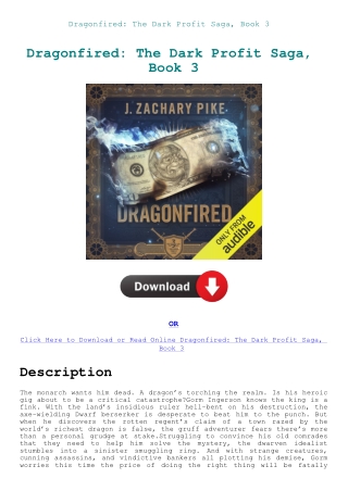 Dragonfired The Dark Profit Saga  Book 3