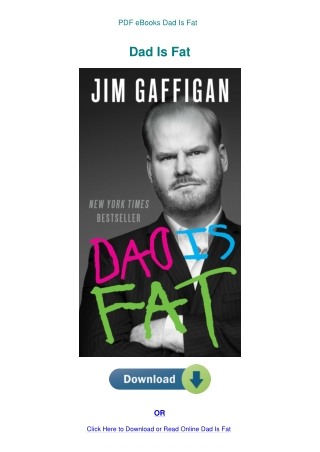 PDF eBooks Dad Is Fat