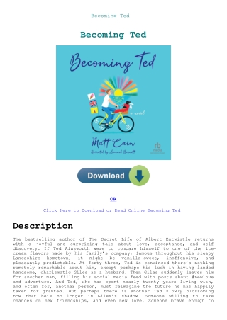 Becoming Ted