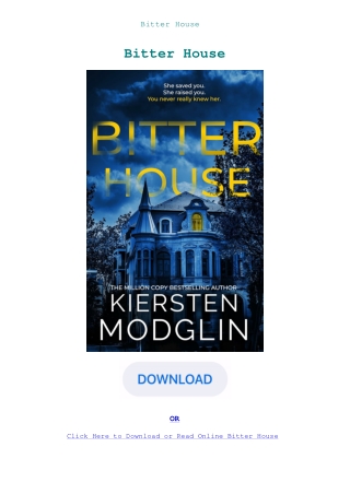 Bitter House