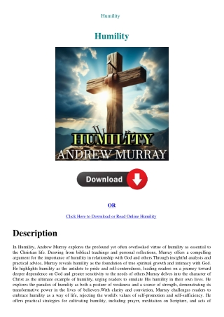 Humility