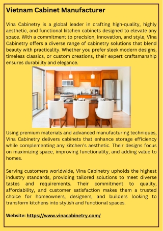 American Style Kitchen Cabinet