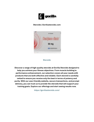 steroids gorillasteroids com
