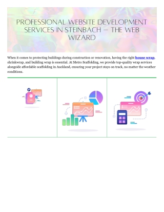 professional website development services