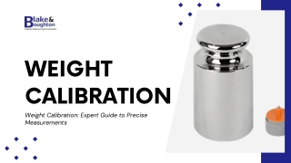 Weight Calibration Expert Guide to Precise Measurements