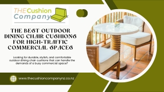 The Best Outdoor Dining Chair Cushions for High-Traffic Commercial Spaces