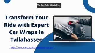 Transform Your Ride with Expert Car Wraps in Tallahassee