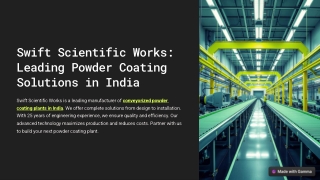 Swift-Scientific-Works-Leading-Powder-Coating-Solutions-in-India