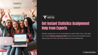 get instant statistics assignment help from