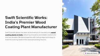 Swift-Scientific-Works-Indias-Premier-Wood-Coating-Plant-Manufacturer