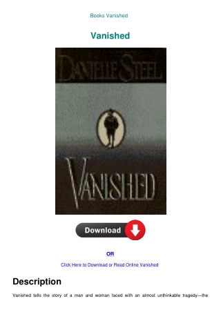 Books  Vanished