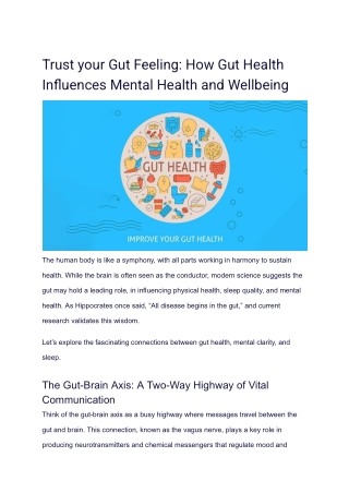 Trust your Gut Feeling_ How Gut Health Influences Mental Health and Wellbeing