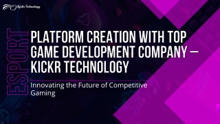 Top Game Development Company in Noida: Kickr Technology