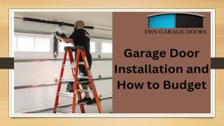 Garage Door Installation Costs Explained: What to Expect & How to Budget