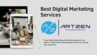 Best Digital Marketing Services  Artzen Technologies