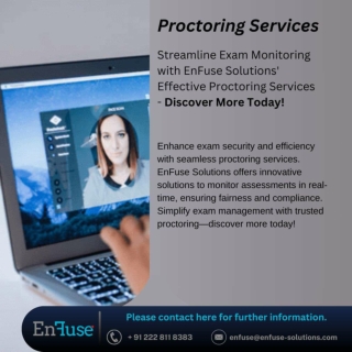 Streamline Exam Monitoring with EnFuse Solutions' Effective Proctoring Services - Discover More Today!