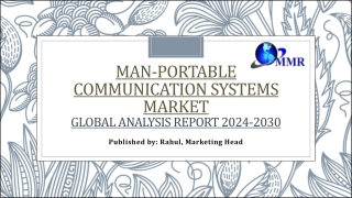 man portable communication systems market global