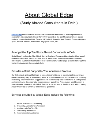 about global edge