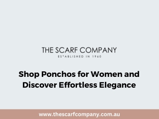 Shop Ponchos for Women and Discover Effortless Elegance