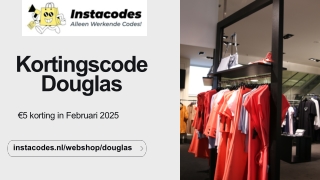 kortingscode douglas