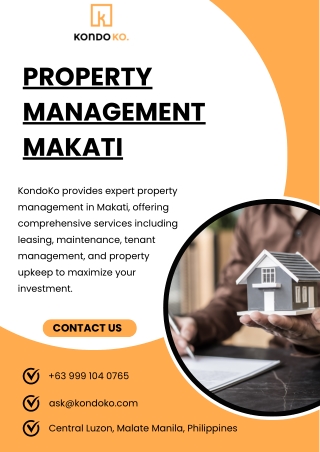 property management makati