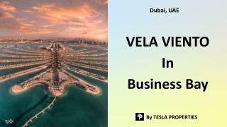 VELA VIENTO In Business Bay By Tesla Properties providing Luxury Villas for Rent