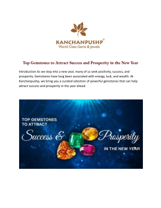 PDF_ 3 Top Gemstones to Attract Success and Prosperity in the New Year