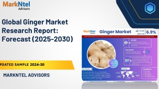 global ginger market research report forecast