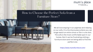 how to choose the perfect sofa from a furniture