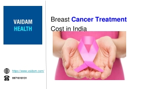 Breast Cancer Treatment Cost in India