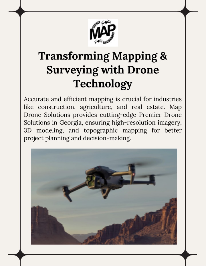 transforming mapping surveying with drone