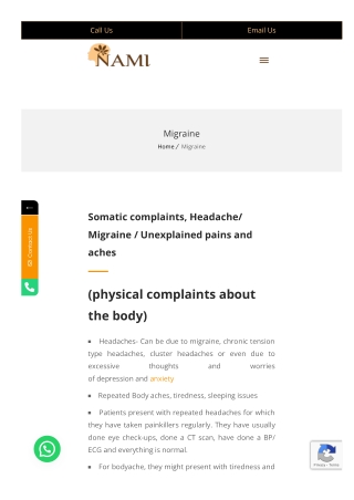 Migraine Treatment Specialist in Kopar Khairane and Mumbai | Headache Specialist