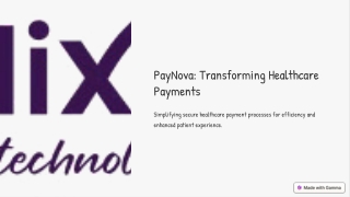 Simplify Healthcare Payments with Paynova