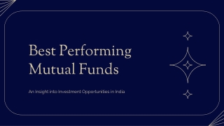 3 Best Performing Mutual Funds