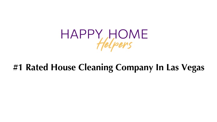 1 rated house cleaning company in las vegas