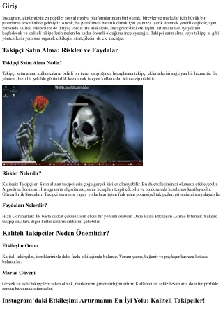Instagram’daki Etkileşimi Artırmanın En İyi Yolu: Kaliteli Takipçiler!