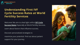 understanding first ivf cycle success rates