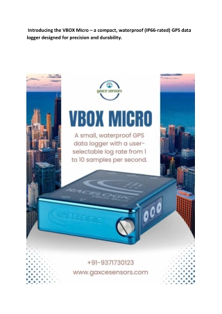 introducing the vbox micro a compact waterproof