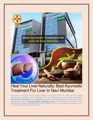 Heal Your Liver Naturally