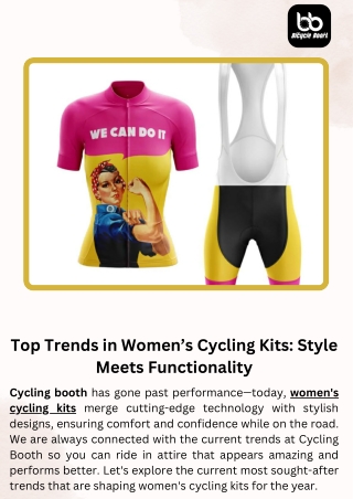 Top Trends in Women’s Cycling Kits Style Meets Functionality