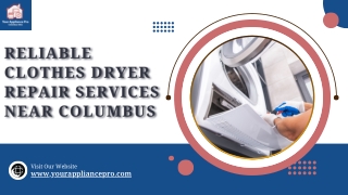 Reliable Clothes Dryer Repair services Near Columbus