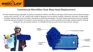 Commercial Microfiber Dust Mop Head Replacement